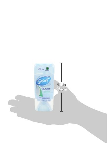 Secret Antiperspirant Deodorant for Women, Unscented, Clear Gel, Outlast Xtend, 2.6 Oz (Pack of 6) (Packaging May Vary) - Image 10